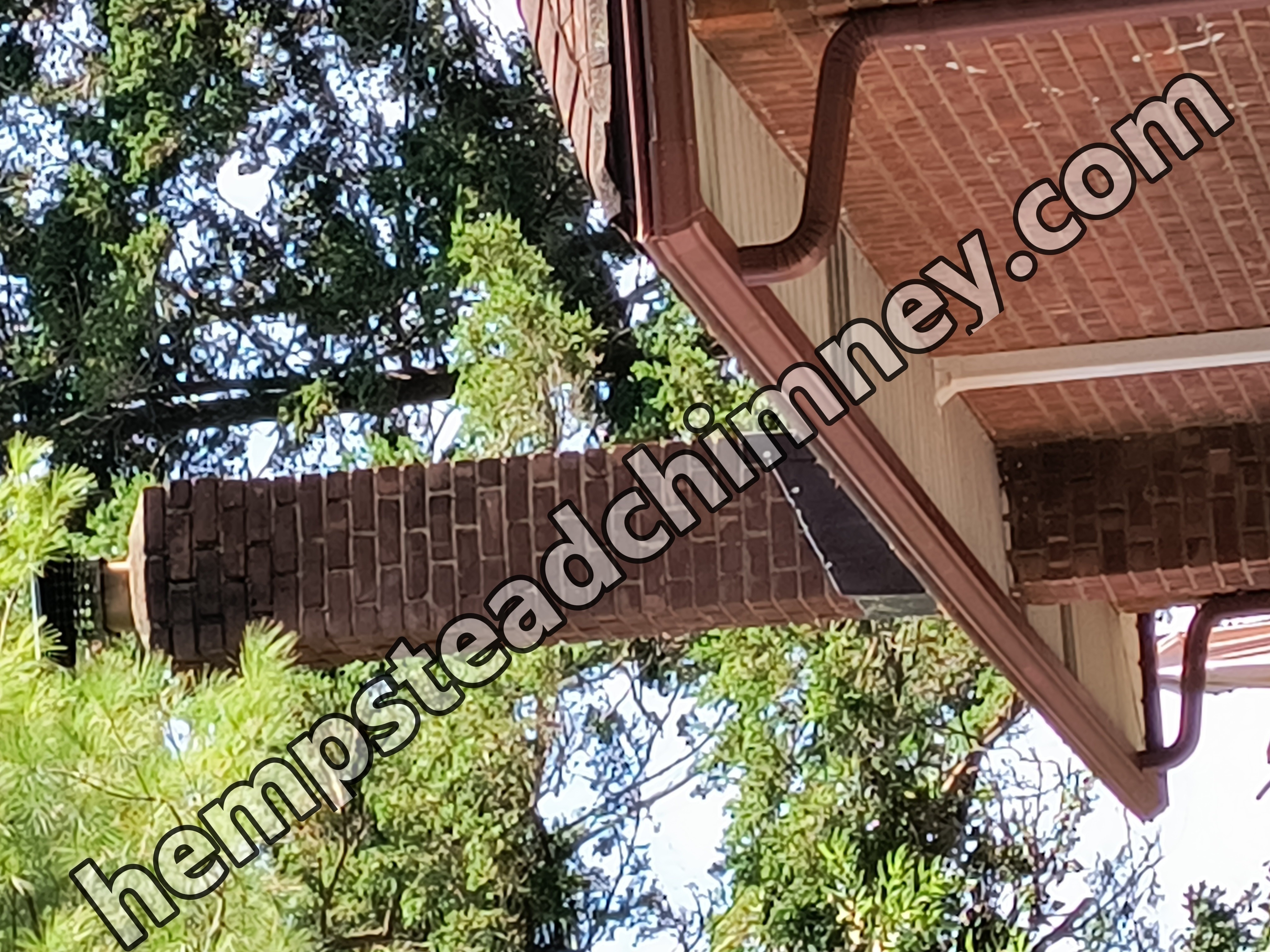 Before and after professional chimney cleaning in Hempstead, NY