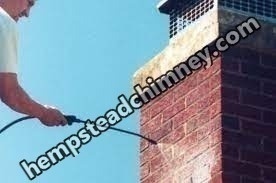 Carbon monoxide safety inspection on gas chimney in Gibson, New York