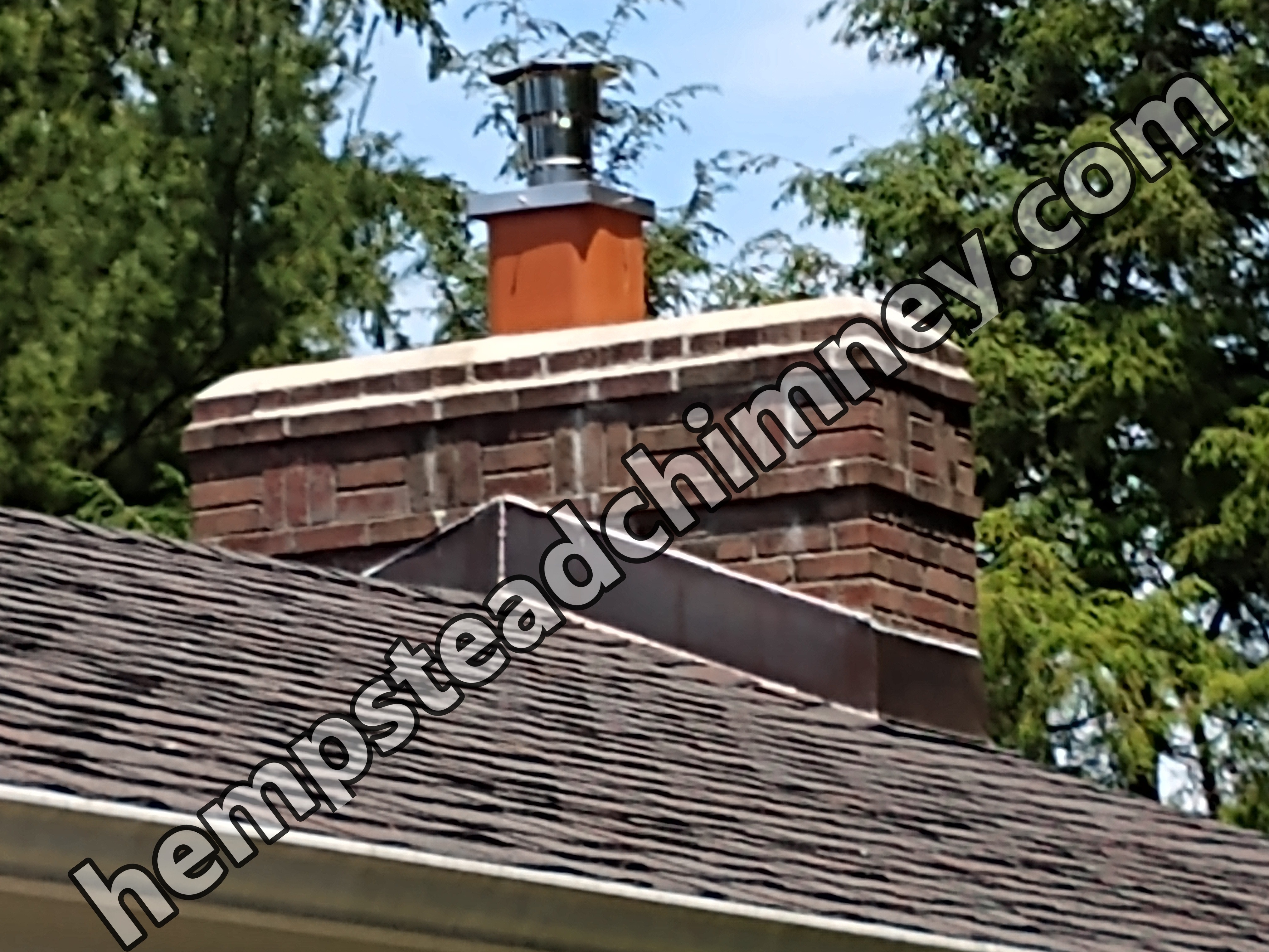 Stainless steel chimney cap with animal guard in Gibson, New York